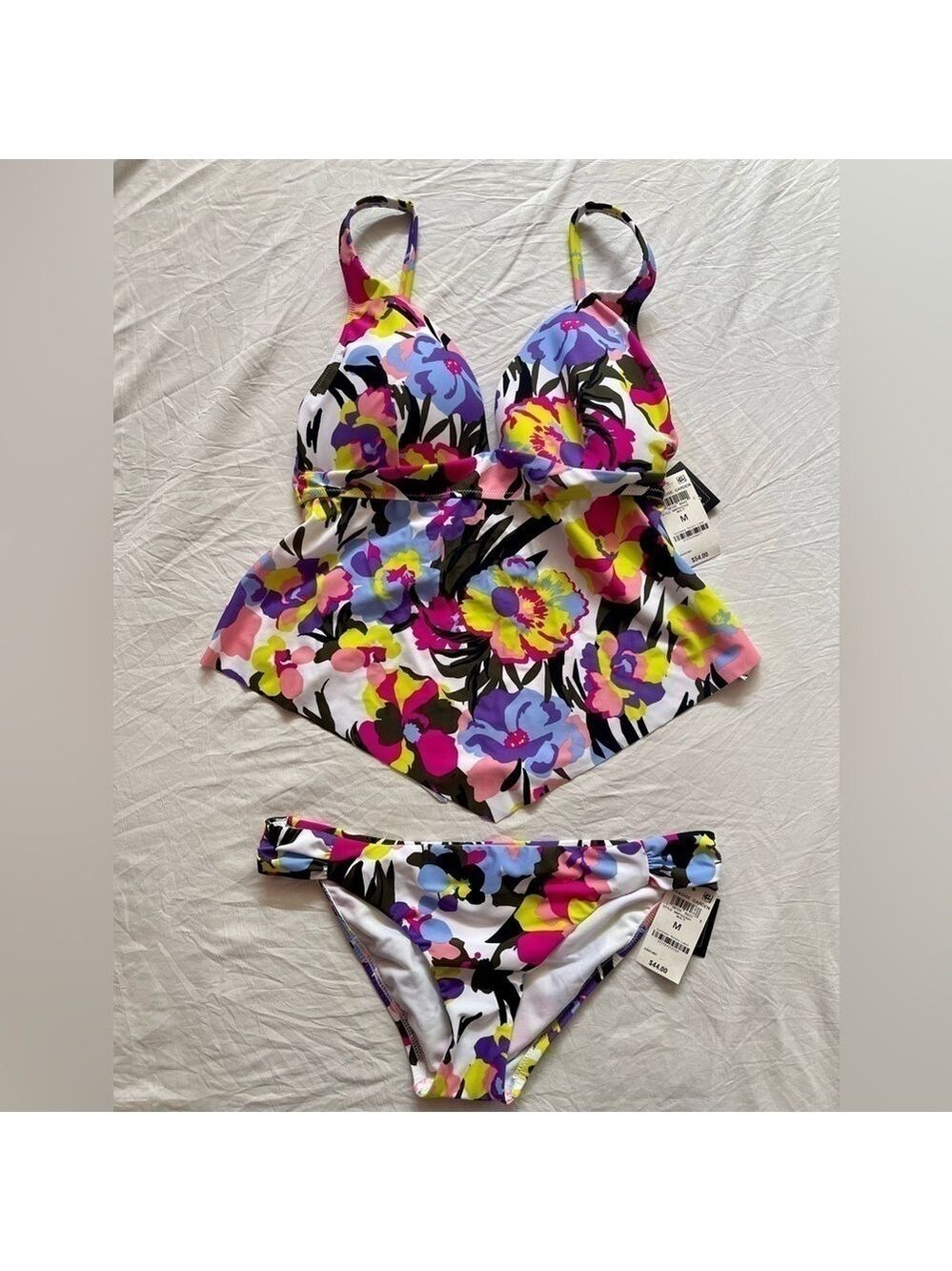 Bar III Paradise Garden Bikini Set - Picture 6 of 8